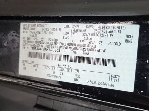 Used 2023 Ford Transit 250 148 High Roof Extended w/ Load Area Protection Package RWD image 16