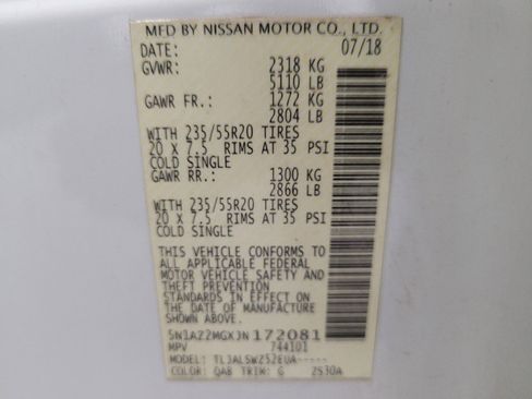 Used 2018 Nissan Murano Platinum w/ Cargo Package image 33