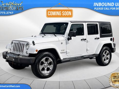 Used 2017 Jeep Wrangler Unlimited Sahara AWD/4WD image 1