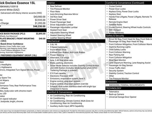 Used 2024 Buick Enclave Essence w/ Experience Buick Package image 3