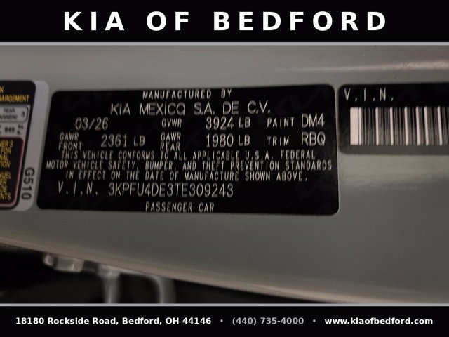 Certified 2026 Kia K4 EX FWD image 14
