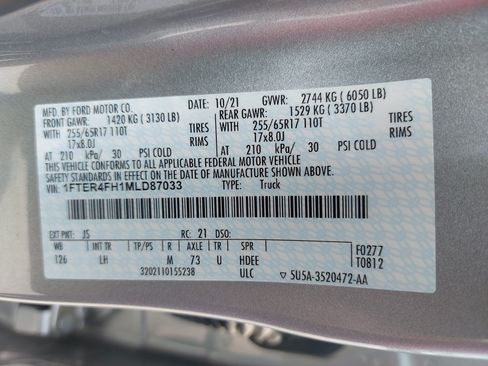 Used 2021 Ford Ranger XLT w/ Equipment Group 301A Mid AWD/4WD image 37