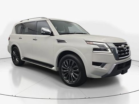 Used 2023 Nissan Armada Platinum w/ Captain's Chairs Package AWD/4WD image 3