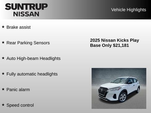 Used 2025 Nissan Kicks Play S FWD image 30