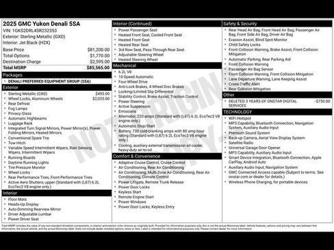 Used 2025 GMC Yukon Denali AWD/4WD image 25