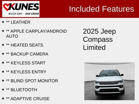Used 2025 Jeep Compass Limited AWD/4WD image 2