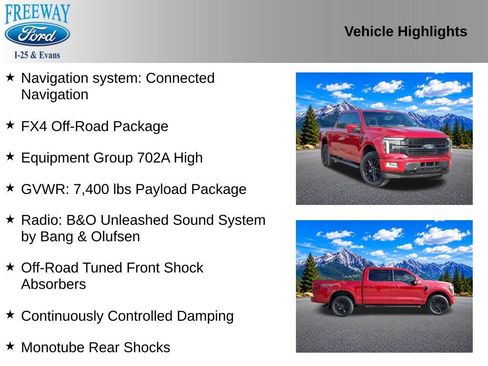 Used 2024 Ford F150 Platinum w/ Equipment Group 702A High AWD/4WD image 2