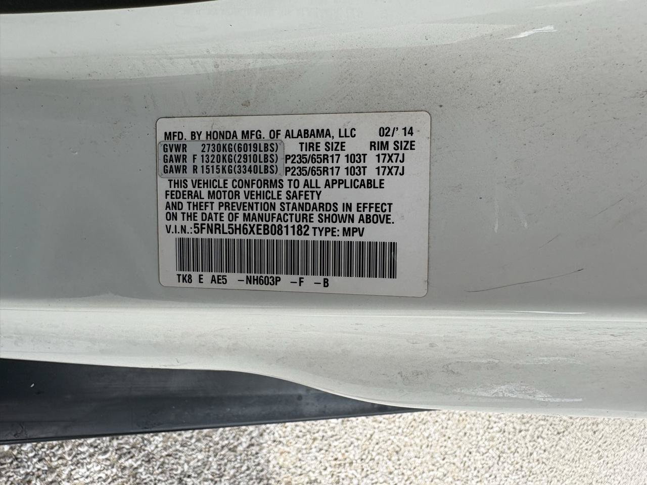 Used 2014 Honda Odyssey EX-L image 39