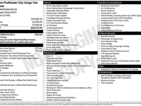 Used 2022 RAM ProMaster City Tradesman w/ Window Group 05 FWD image 17
