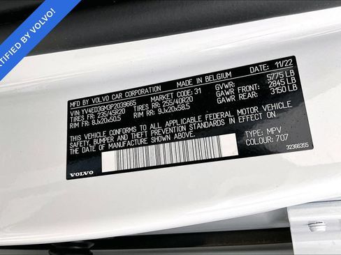 Certified 2023 Volvo C40 P8 Recharge Ultimate w/ Protection Package Premier AWD/4WD image 44
