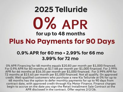 New 2025 Kia Telluride EX X-Line