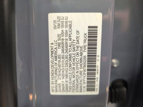 New 2026 Honda Ridgeline Black Edition image 36