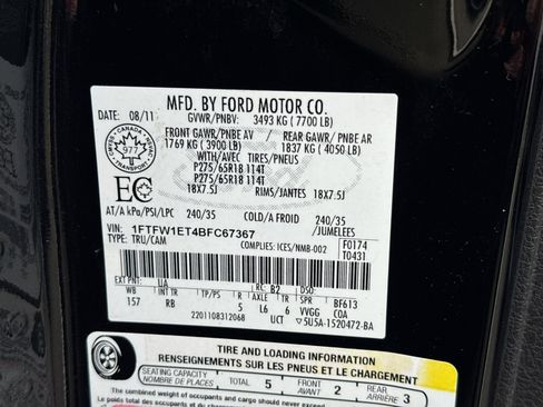 Used 2011 Ford F150 FX4 w/ Max Trailer Tow Pkg AWD/4WD image 36