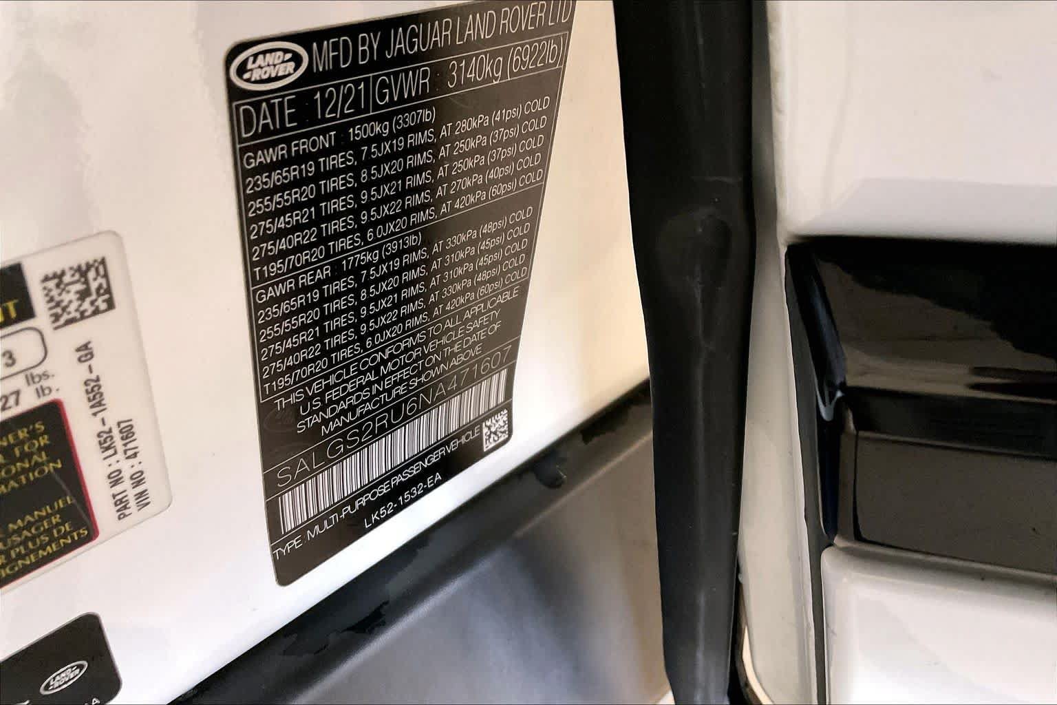 Used 2022 Land Rover Range Rover Westminster Edition AWD/4WD image 32