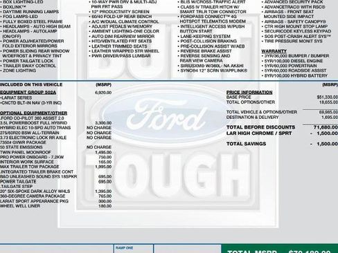 Certified 2021 Ford F150 Lariat w/ Equipment Group 502A High image 2
