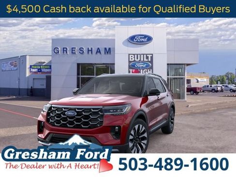 New 2026 Ford Explorer Platinum w/ LUX Leather Package AWD/4WD image 2