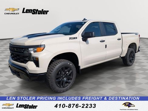New 2026 Chevrolet Silverado 1500 Custom Trail Boss w/ Dark Appearance Package AWD/4WD image 1