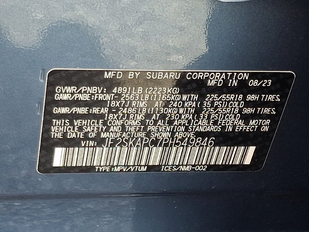 Certified 2023 Subaru Forester Limited AWD/4WD image 29