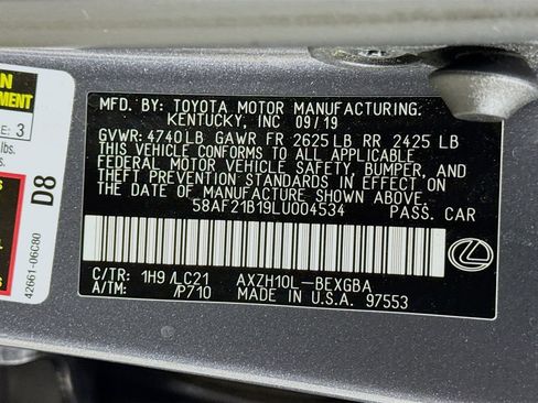 Used 2020 Lexus ES 300h Ultra Luxury image 34