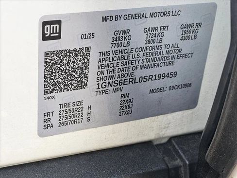 Used 2025 Chevrolet Suburban RST w/ RST Capability Package image 23