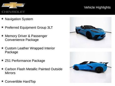 Used 2022 Chevrolet Corvette Stingray Premium Conv w/ Z51 Performance Package image 5