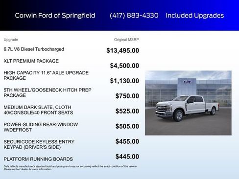 New 2026 Ford F250 XLT w/ XLT Premium Package RWD image 5