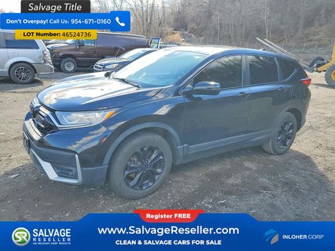 Used 2021 Honda CR-V EX-L image 1