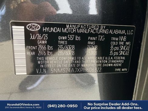 Certified 2023 Hyundai Santa Fe SEL FWD image 49