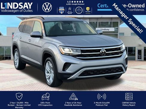 Certified 2022 Volkswagen Atlas SE image 1