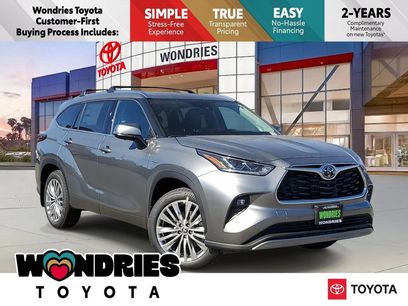New 2026 Toyota Highlander Platinum