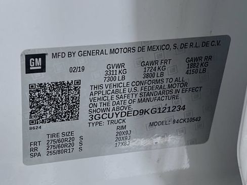 Used 2019 Chevrolet Silverado 1500 LT w/ All-Star Edition AWD/4WD image 12