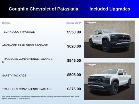 Used 2024 Chevrolet Colorado Trail Boss w/ Technology Package AWD/4WD image 3