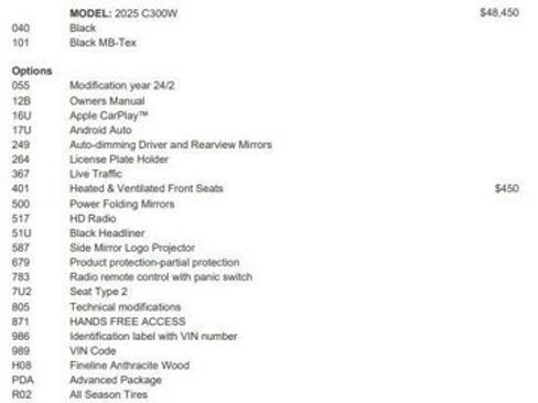 Used 2025 Mercedes-Benz C 300 Sedan image 4
