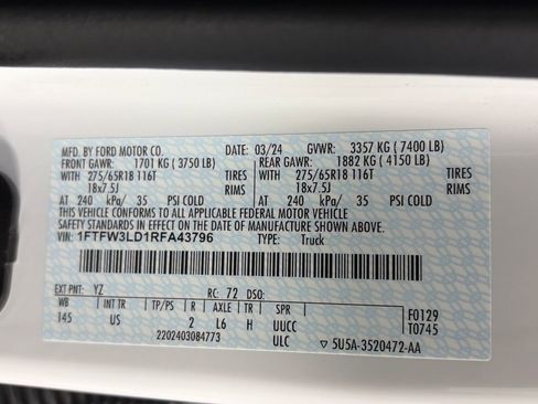 Certified 2024 Ford F150 XLT w/ Mobile Office Package image 9