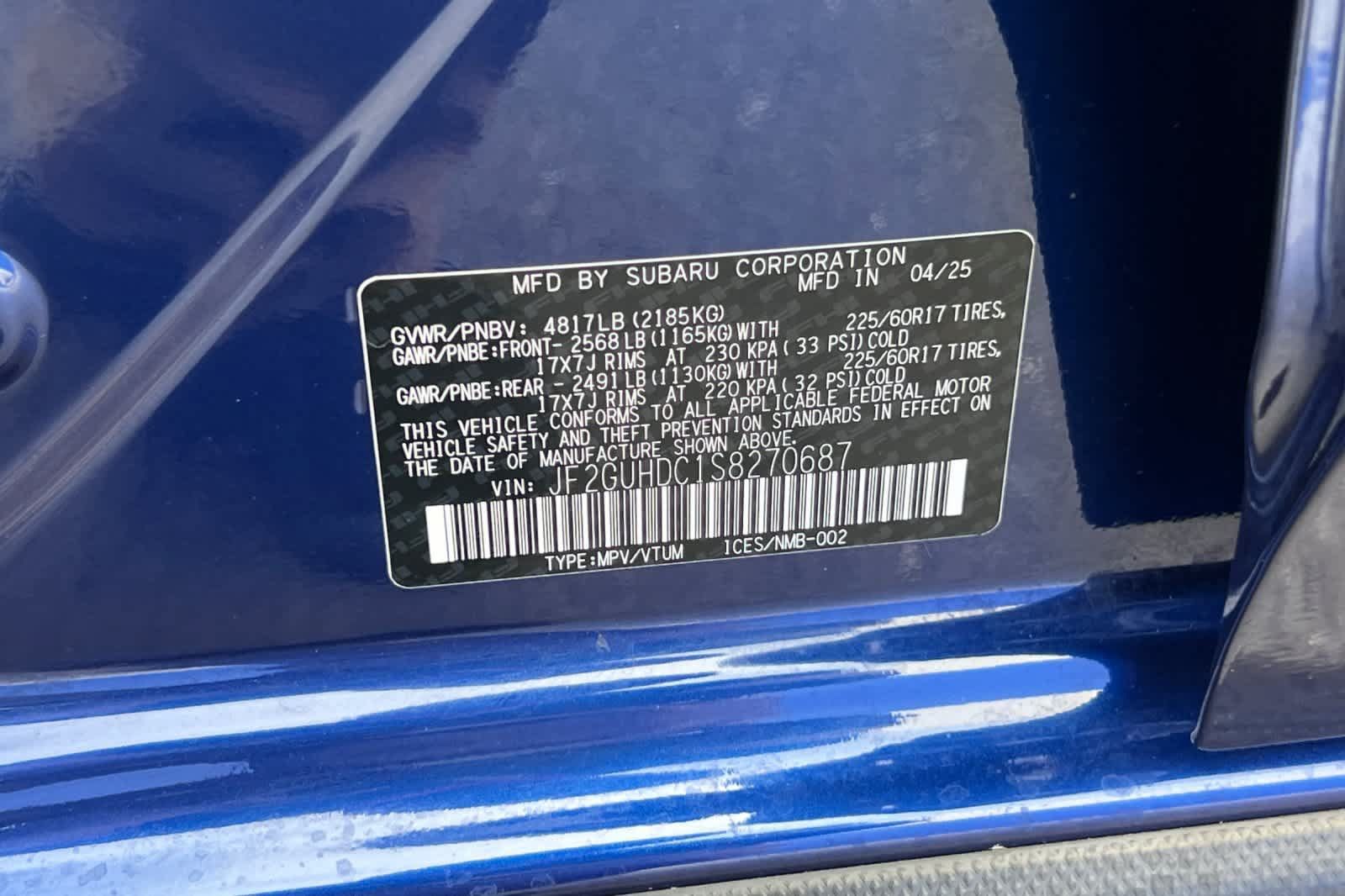 Used 2025 Subaru Crosstrek 2.5i Premium AWD/4WD image 30