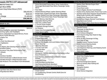 New 2026 Genesis GV70 2.5T Advanced