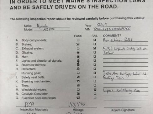 Used 2013 Hyundai Azera w/ Technology Pkg image 29