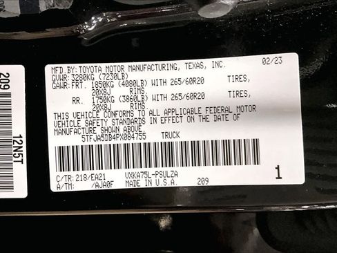 Used 2023 Toyota Tundra Limited image 34