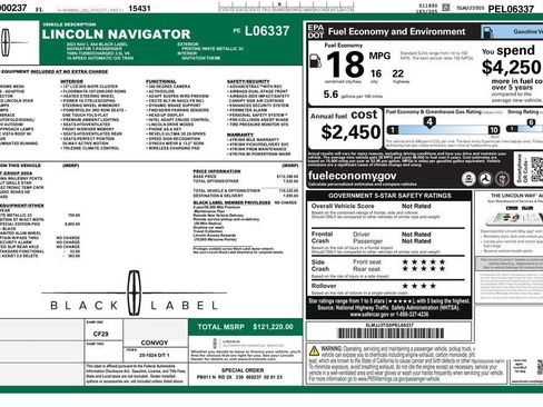 Certified 2023 Lincoln Navigator L Black Label AWD/4WD image 45