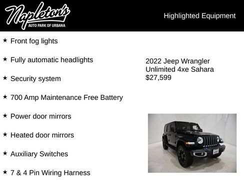 Used 2022 Jeep Wrangler Unlimited Sahara image 16