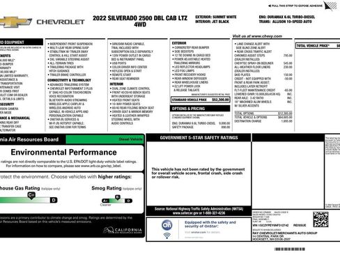 Used 2022 Chevrolet Silverado 2500 LTZ w/ Safety Package image 3