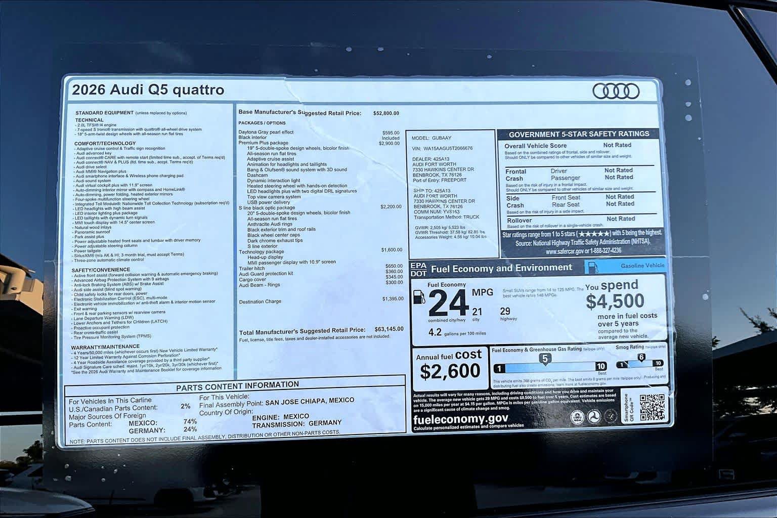 New 2026 Audi Q5 Premium Plus AWD/4WD image 16