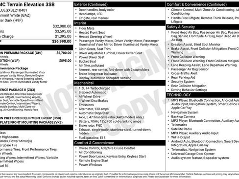 Certified 2025 GMC Terrain Elevation w/ Elevation Premium Package AWD/4WD image 12