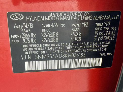 Used 2019 Hyundai Santa Fe FWD image 25