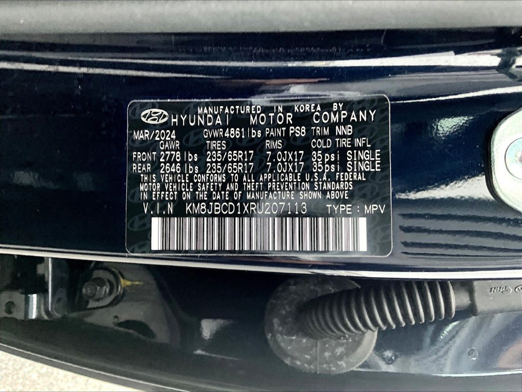 Certified 2024 Hyundai Tucson Blue AWD/4WD image 22