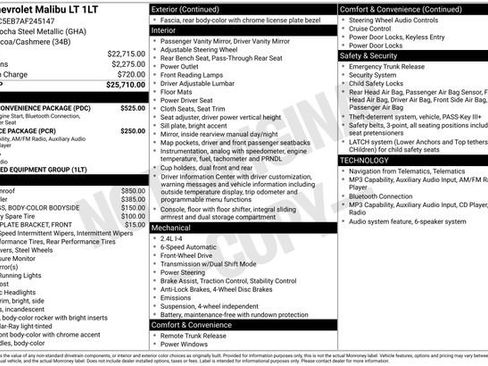 Used 2010 Chevrolet Malibu LT w/ Power Convenience Package image 10