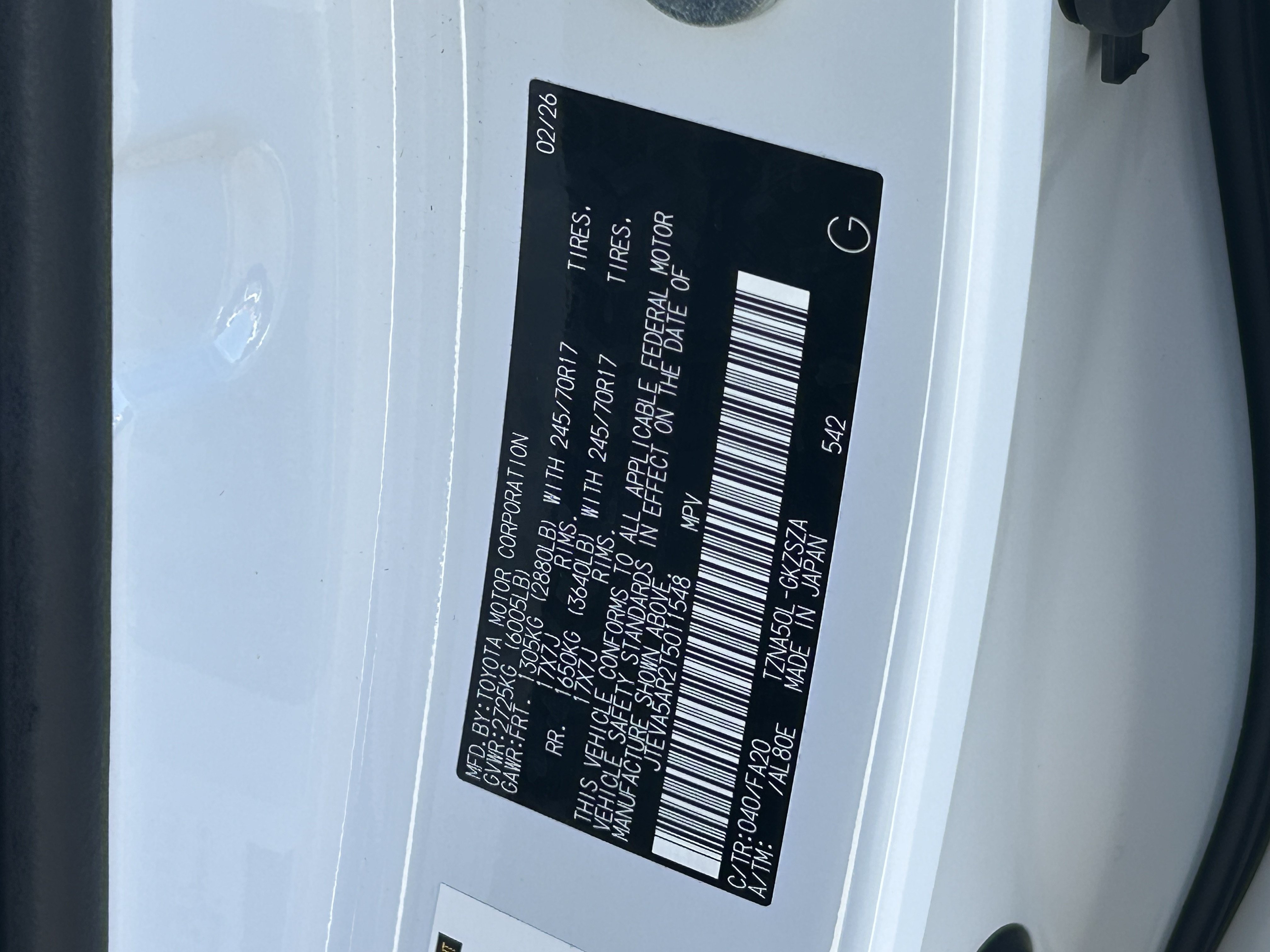 Certified 2026 Toyota 4Runner SR5 RWD image 31