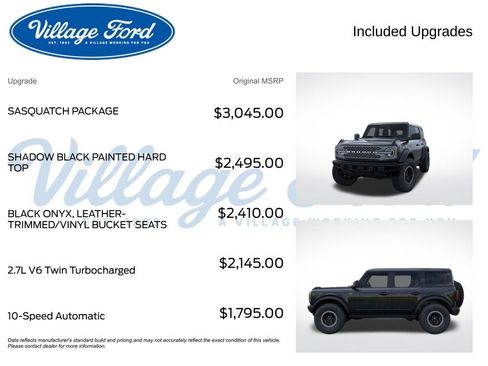 New 2025 Ford Bronco Badlands w/ Sasquatch Package AWD/4WD image 9