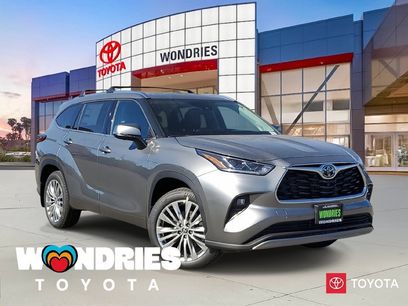 New 2026 Toyota Highlander Platinum