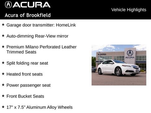 Used 2015 Acura TLX w/ Technology Package FWD image 16